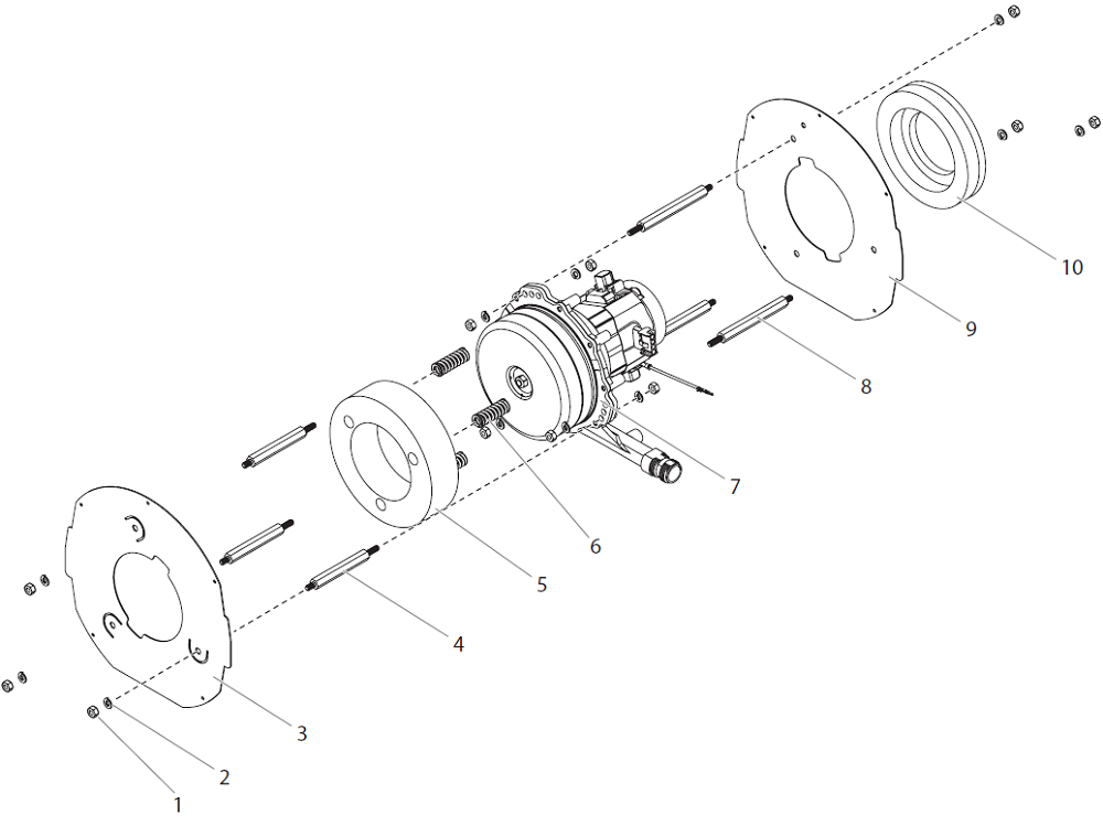 CapSpray 75 Turbine Assembly Parts